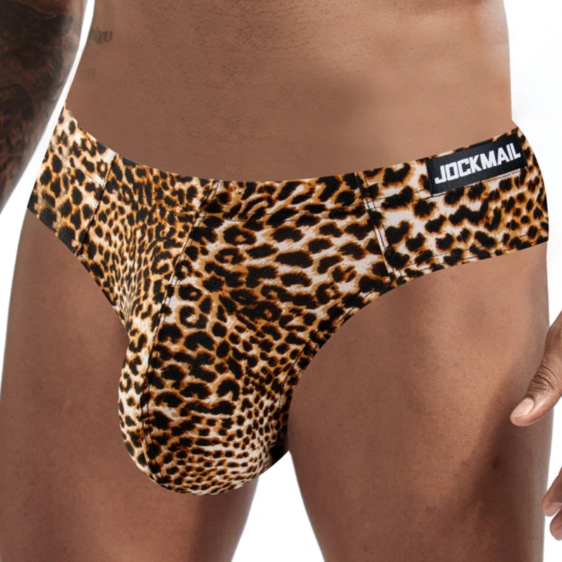 

Сексуальная мужская сумка с леопардовым принтом для бикини, трусики, нижнее белье, мужские стринги, сексуальное мужское нижнее белье