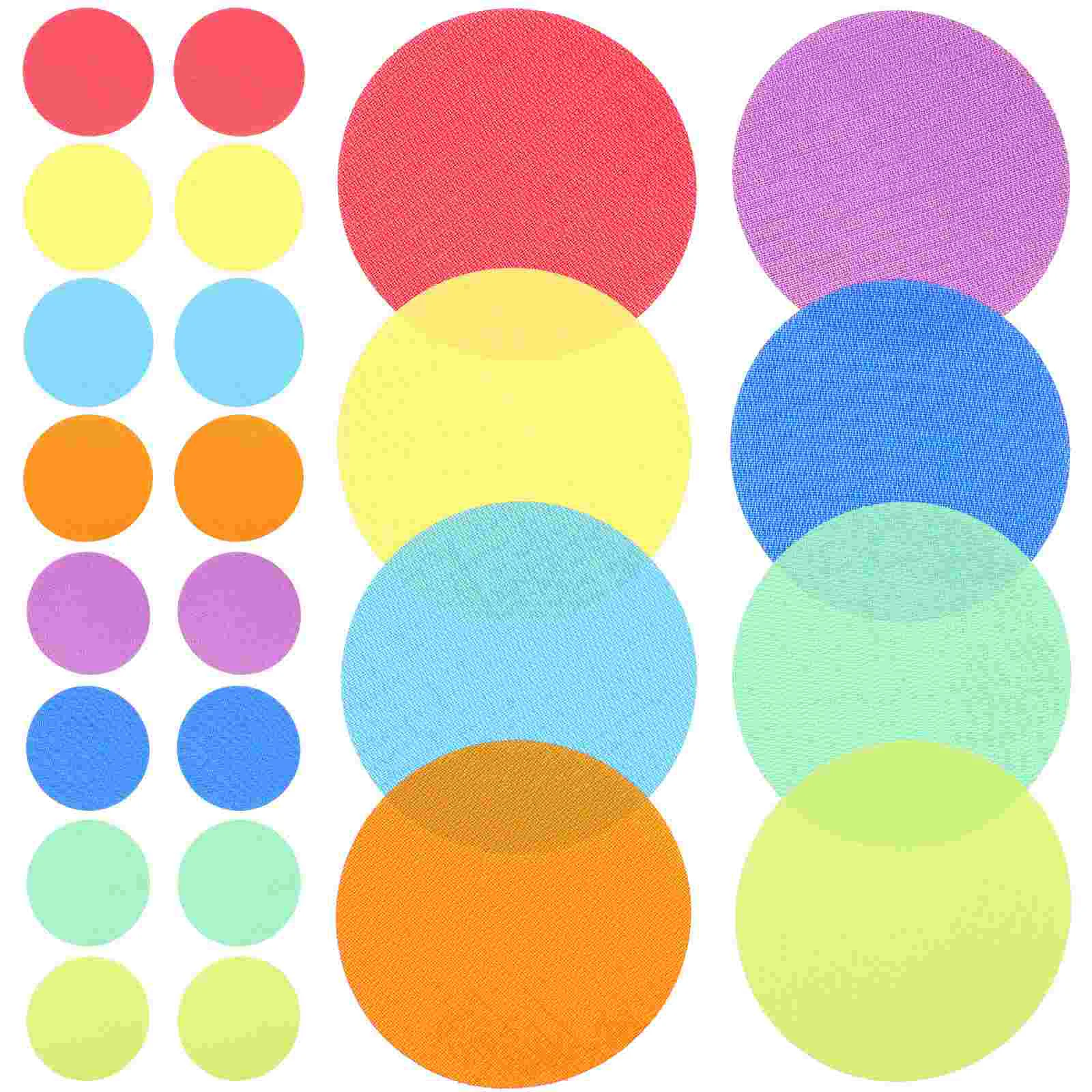 

36pcs Colorful Classroom Carpet Markers Carpet Floor Markers Circles Carpet Spot
