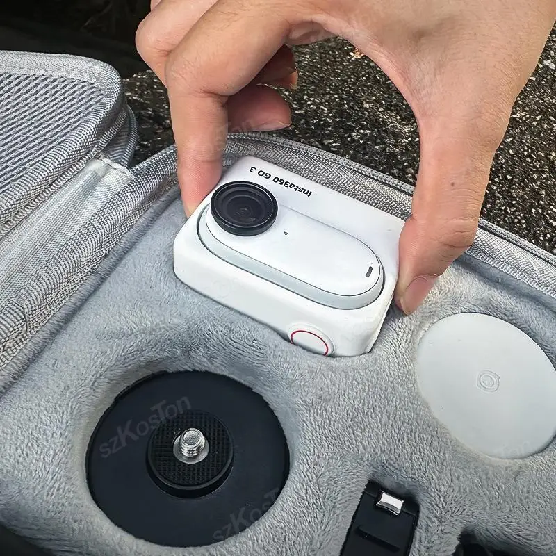 Фото Портативная дорожная водонепроницаемая сумка для хранения для Insta 360 GO 3S/GO 3, аксессуары для Insta360 GO 3S/GO 3 Vlog №3