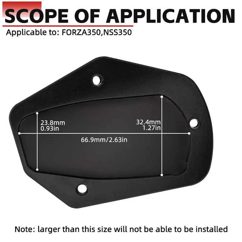 Для HONDA FORZA 125 250 350 Forza 300 NSS350 Forza350 Боковая подставка увеличенная пластина