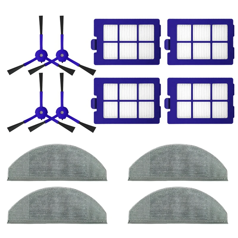 

12PCS Hepa Filter Replacement for Anker Eufy RoboVac X8 Series Hybrid Robot Vacuum Cleaner Spare Parts Accessories