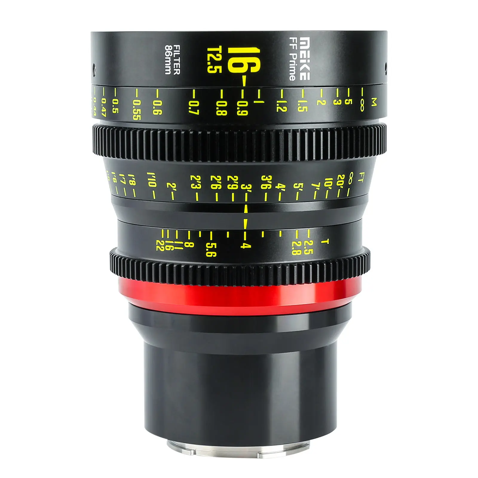 Meike Prime 16mm T2.5 Cine Lens for Full Frame Cinema Camera Systems such as Canon C700 C500II Sony VENICE FX3 FX6 FX9 |
