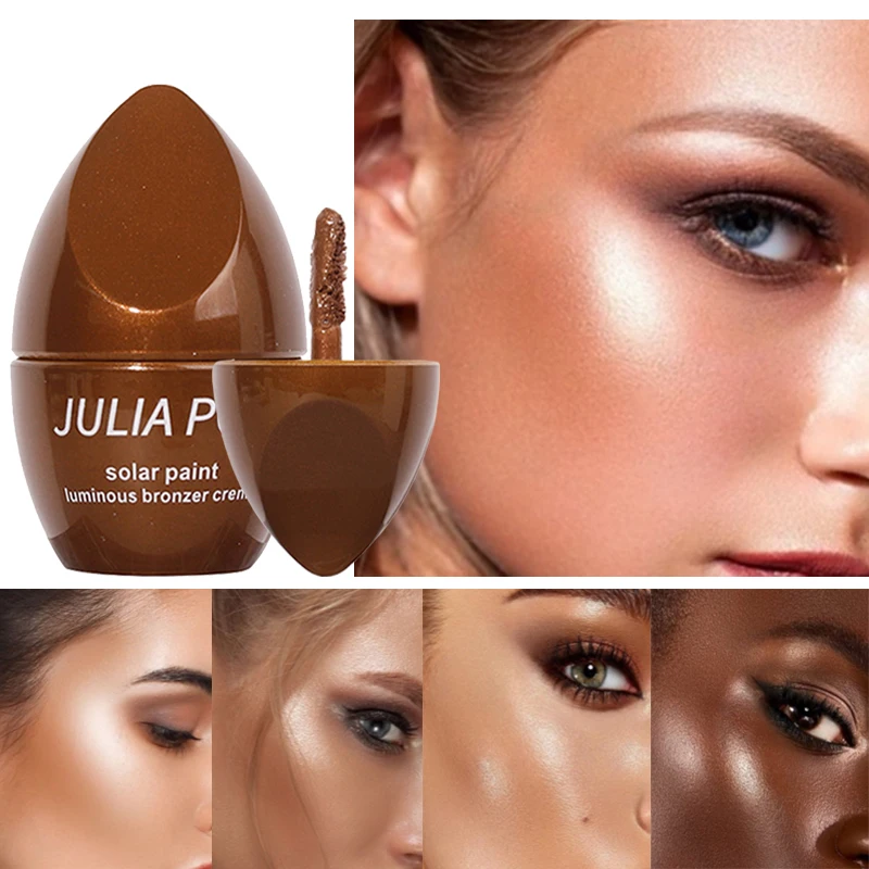 

Bronze Facial Makeup Eye Highlight Cream Lasting Contour Repair Liquid Highlighter Brighten Concealer Women Face Glitter Makeup