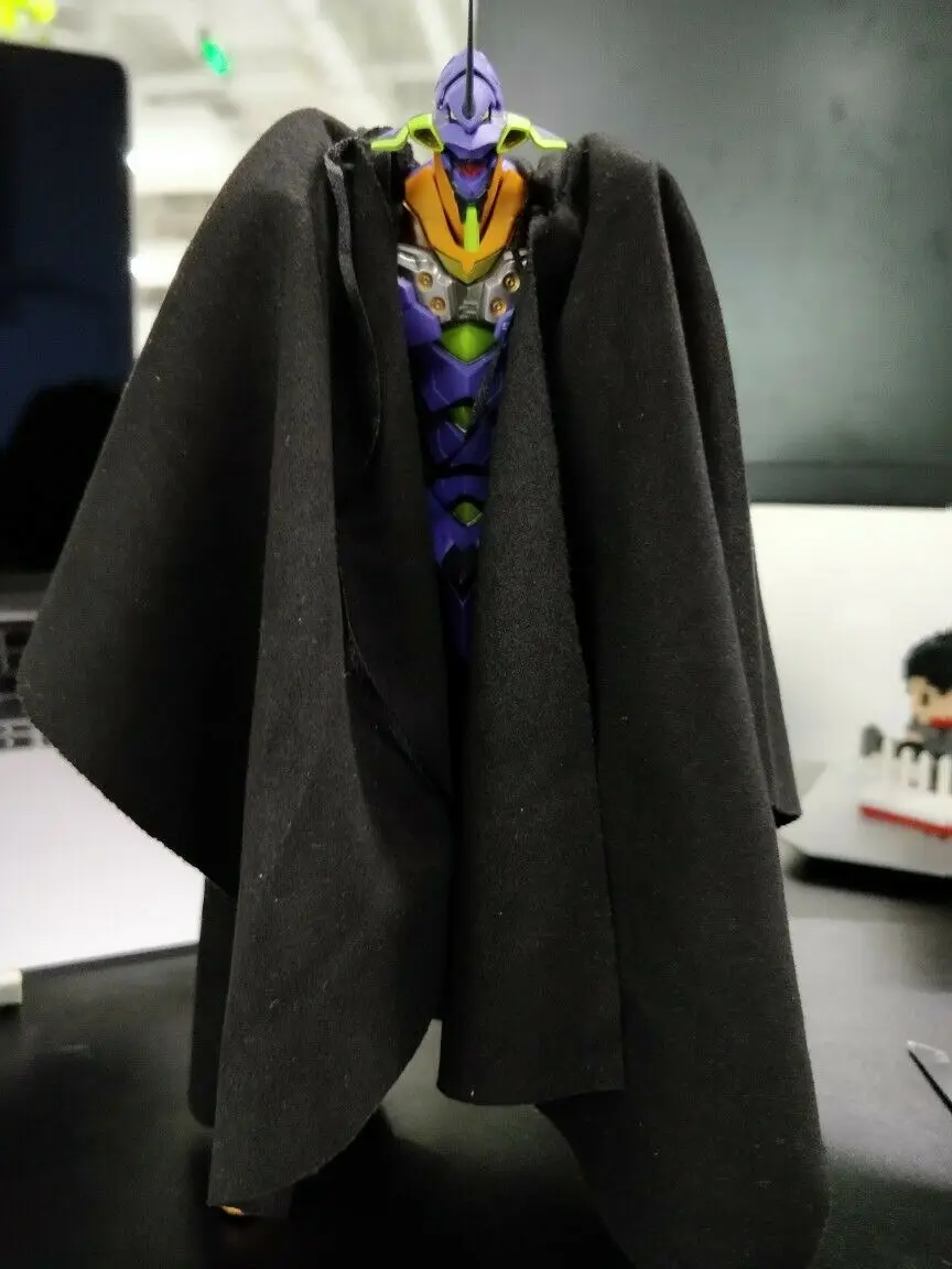 

1/6th Male & Female Clothing Black Cape Cloak Gown Model for 12" Action Doll