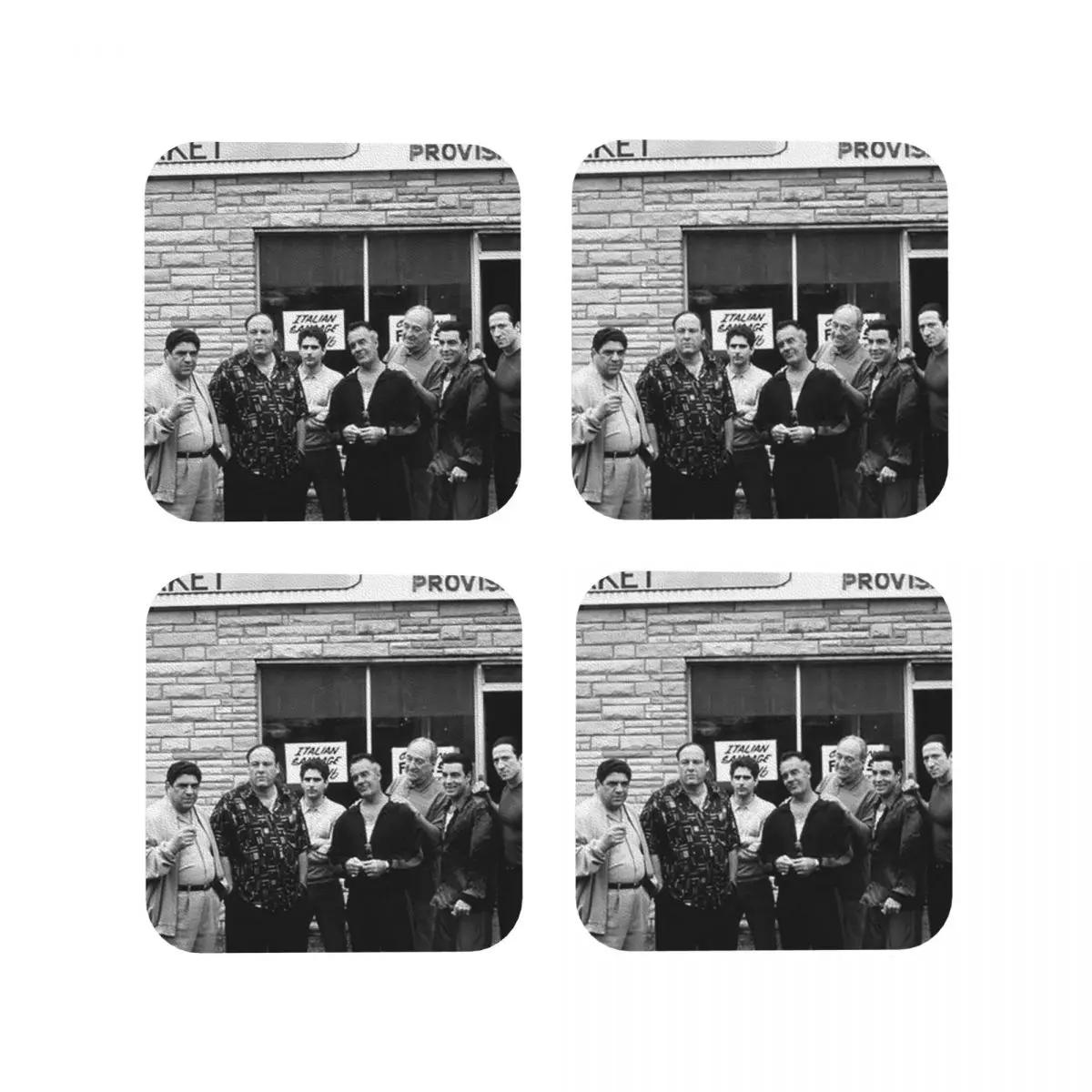 

Коврики для чашек The Sopranos, кожаные, набор из 4 штук