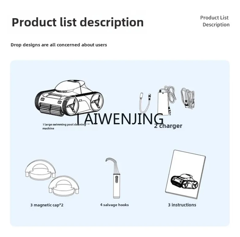 LYN бассейн беспроводной всасывающий станок для сточных вод автоматический вилла