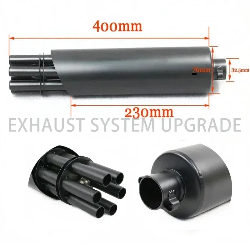 Выхлопная труба из нержавеющей стали для квадроцикла скутера мотоцикла