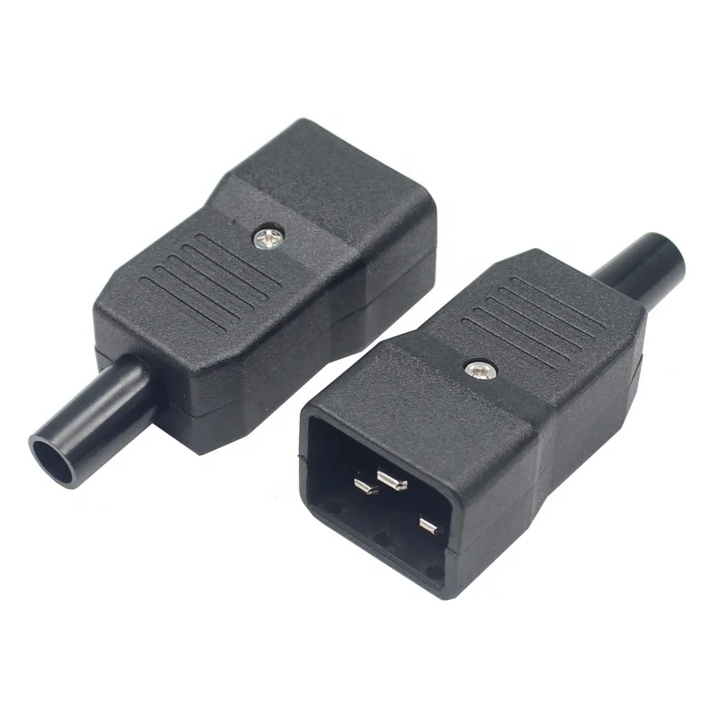 

iec connector c20 PDU 16a250v power plug adapter rewireable connector