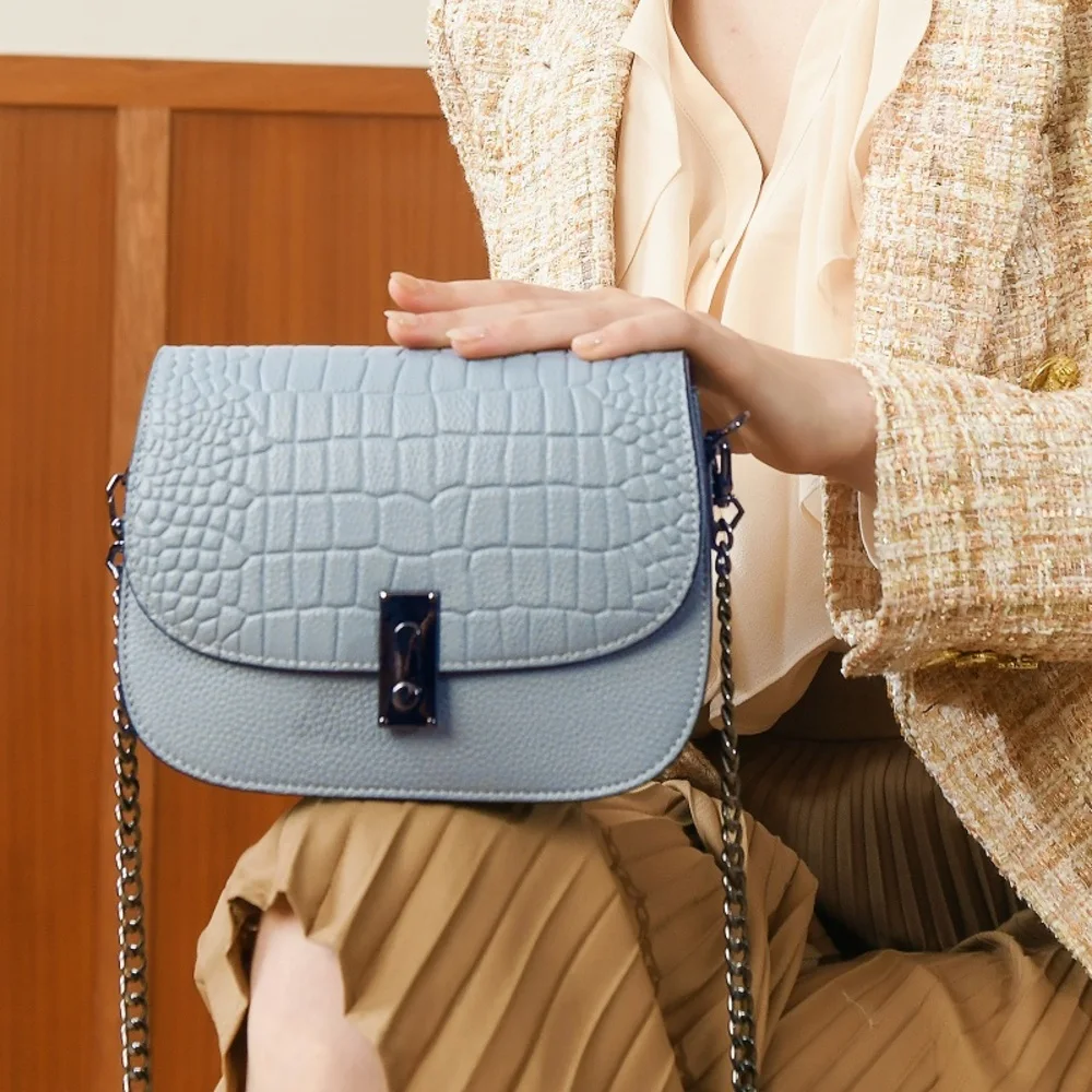 

Женская сумка через плечо ZOOLER, дизайнерская сумка из натуральной кожи, # WG332