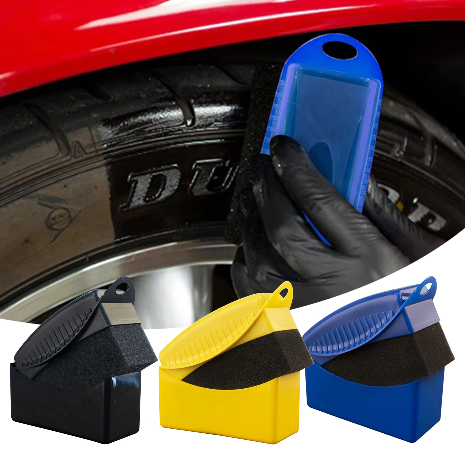 

Car Wheel Polishing Waxing Sponge Brush High Pressure Cleaner Car Tire Cleaning Brush Car Products Car Detail Clean Accessories