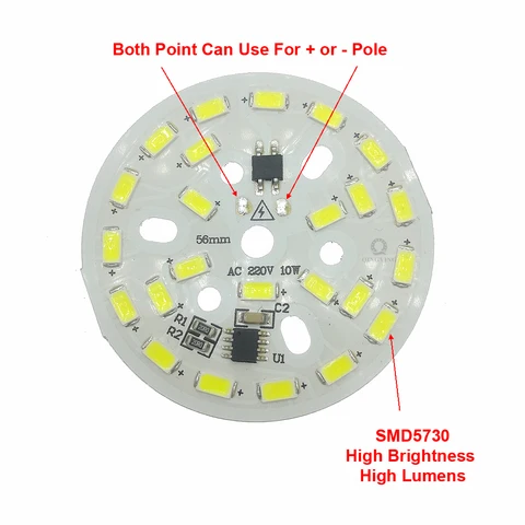Светодиодная панель QINGYING SMD5730 3-24Вт