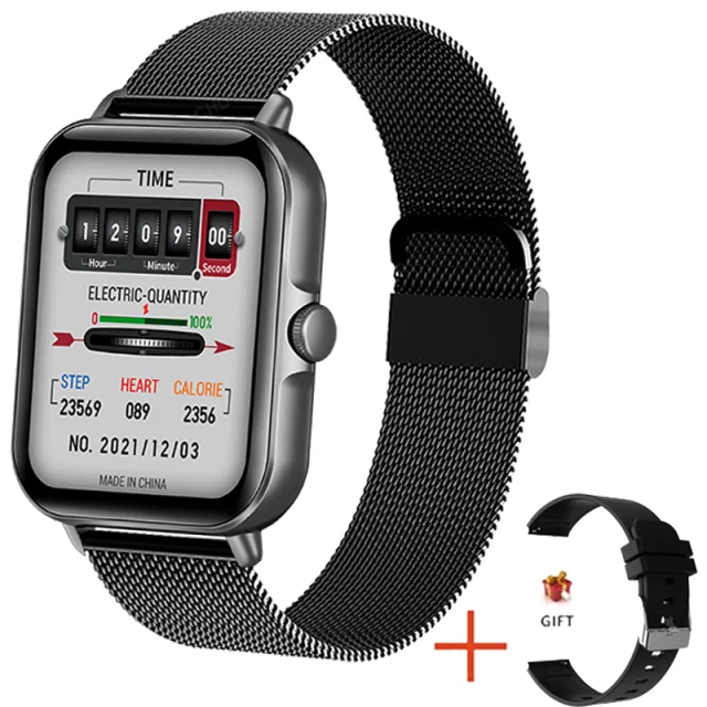 

Bluetooth Men Women Smart Watch Men Answer Call Full Touch Dial Call Fitness Tracker IP67 Waterproof Smartwatch +Box