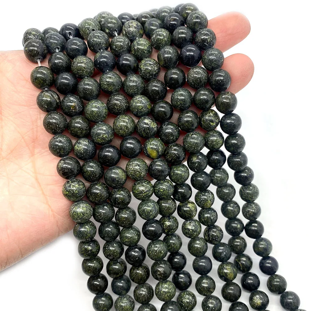 

Wholesale Natural Stone Round Curb Stone Necklace Beads 6-8-10mm Charm Handmade Jewelry DIY Bracelet Necklace Hairpin Accessorie