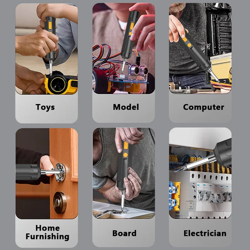 Набор беспроводных электрических отверток для домашнего ремонта