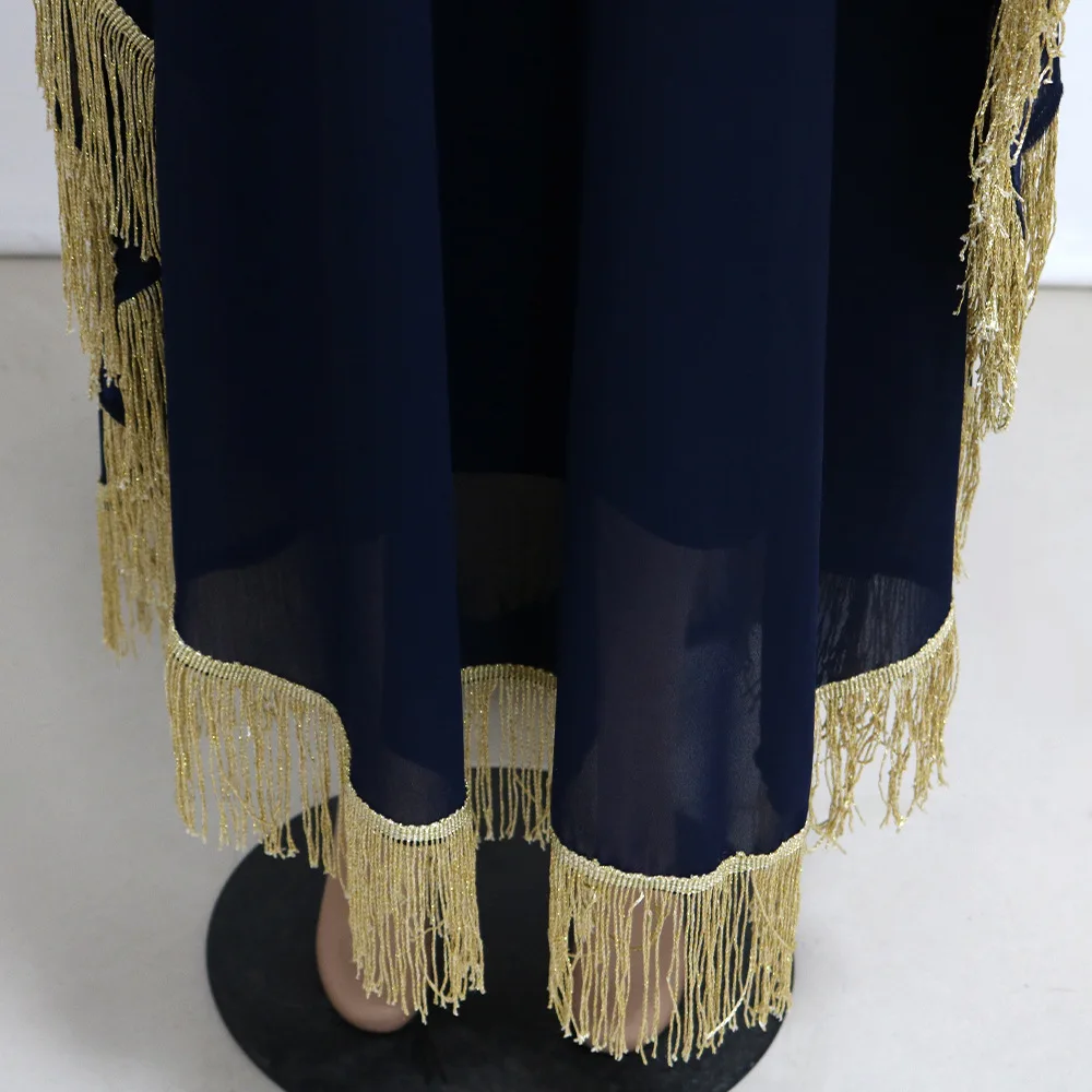 Ramadan Muslim Kaftan Abaya Dress Women Dubai Elegant Gowns Outfits African Chiffon Maxi Dress Boubou Robe Djellaba Femme