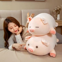 pig plush toy throw pillows kawaii cartoon animal stuffed soft doll ins birthday gift for girls kids children pp cotton