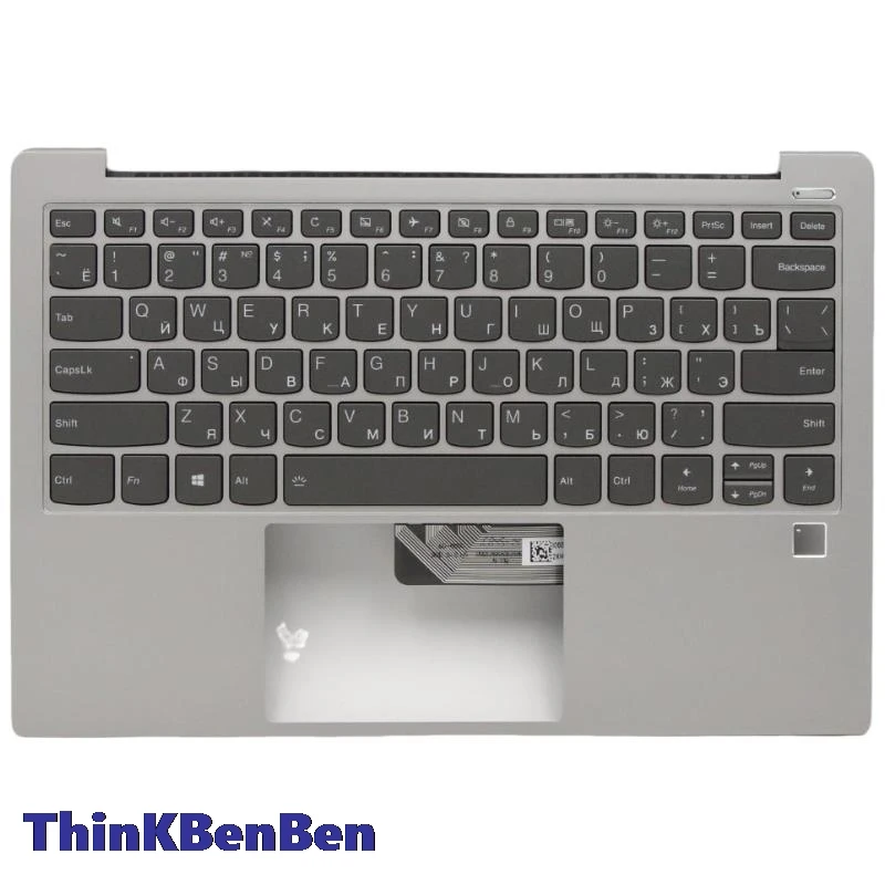 Русская русская платиновая клавиатура верхний чехол для рук Lenovo Ideapad 730S Yoga S730 13