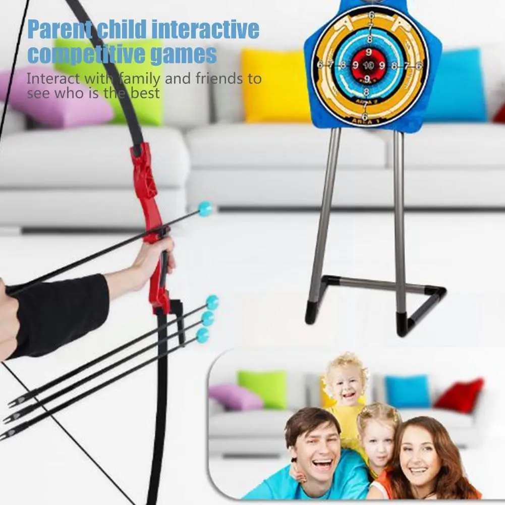 

Kids Toy Bow And Shooting Simulation Foldable Outdoor Playing Birthday Role Boy Parent-child Girl Interaction Gift I9f1