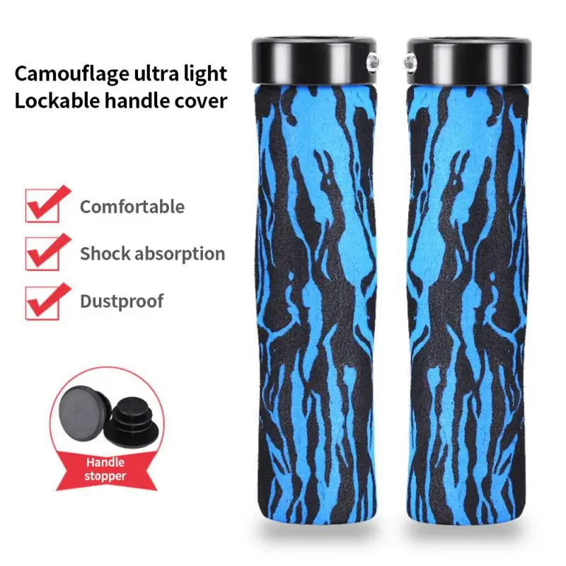 

4pcs Bike EVA handle sleeve Mountain Road bike Folding locking handle sleeve Shock absorbing anti-skid grip Bicycle Accessories