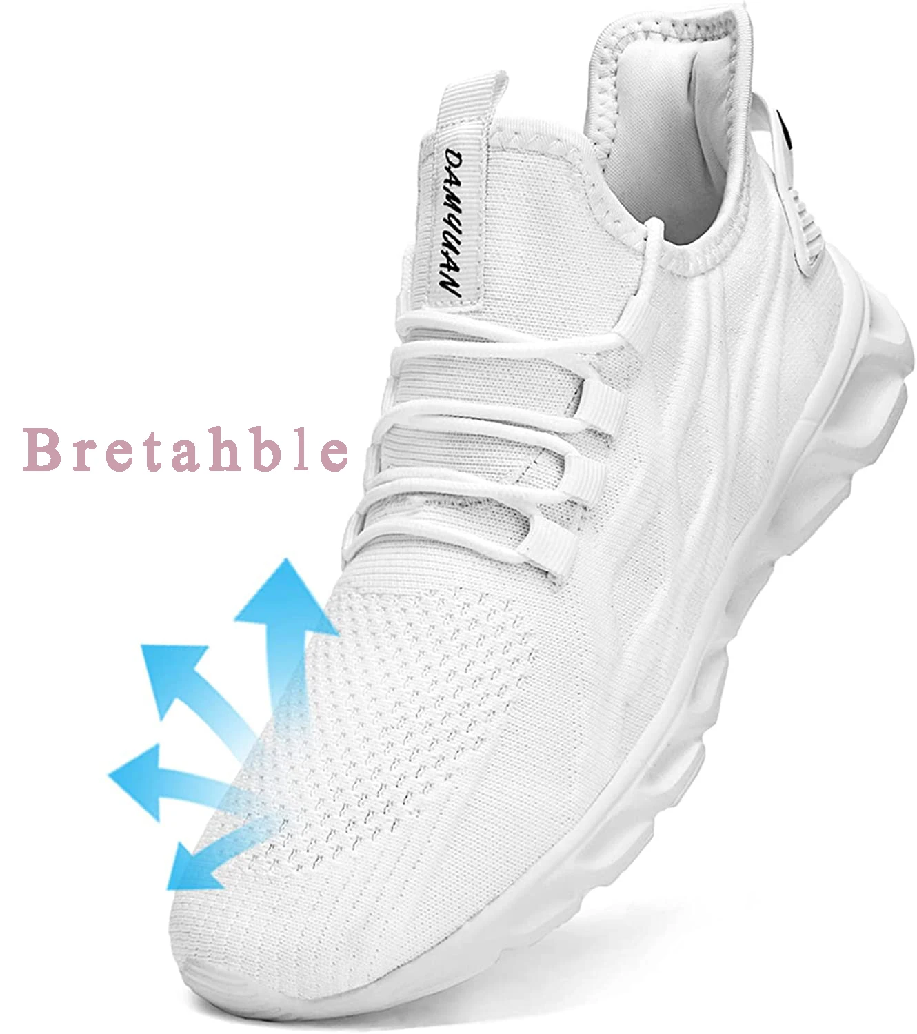 Damyuan Women's Vulcanized Walking Running Shoes Casual Lightweight Tennis Athletic Workout  Sports Breathable Fashion Sneakers