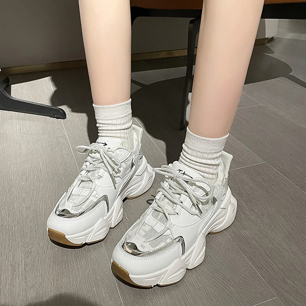 Pink new explosive women shoes children students junior high school sports shoes women high school dad shoes casual tide shoes