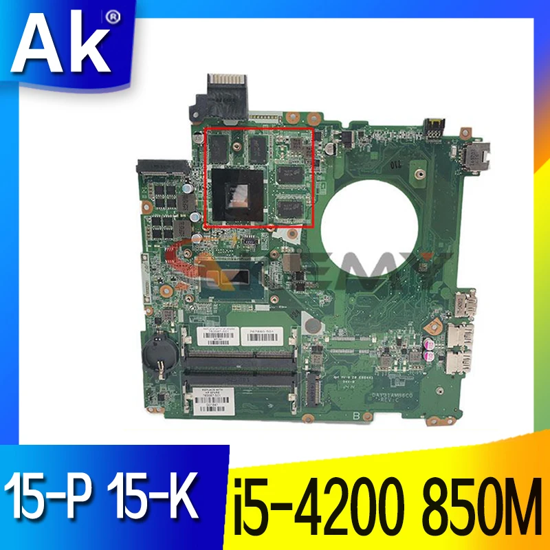 Материнская плата для ноутбука HP Pavilion 15-P 15-K с фотоинтерфейсом 850M 4G