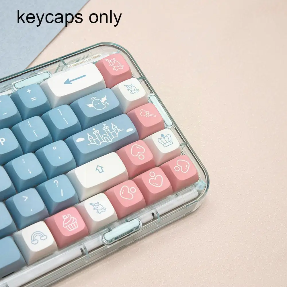 

134 Keys Sky City Keycaps XDA Profile PBT Dye Sublimation Keycaps For MX Switch Fits 61 64 68 87 96 104 108 Mechanical Keyb L3J0