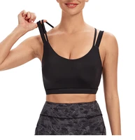 1pcs running sports underwear womens shockproof running yoga vest quick drying fitness clothes elastic fabric suspender bra