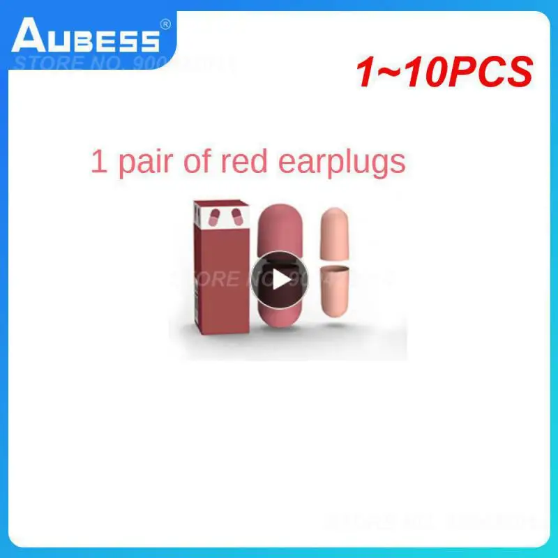 

1~10PCS Soundproof Sleeping Ear Plugs Earplugs For Sleep Special Mute Soft Slow Rebound Student Anti-Noise Protection Anti Ronco