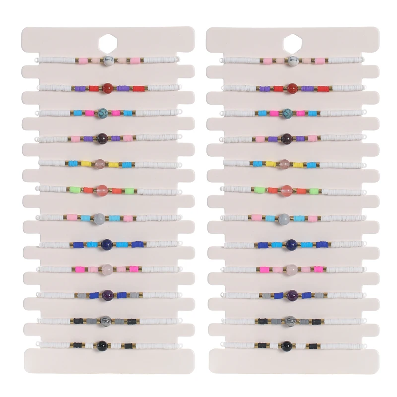 12 шт./партия женский браслет из натуральной глины