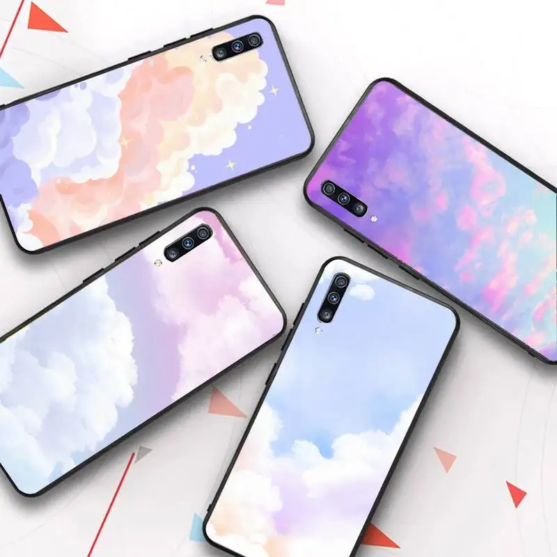 

Colorful clouds Phone Case for Samsung A51 01 50 71 21S 70 31 40 30 10 20 S E 11 91 A7 A8 2018