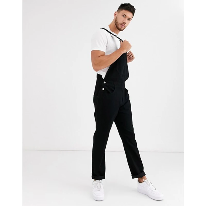 

Solid Color Mens Denim Straps Suspenders New Mens Jumpsuit