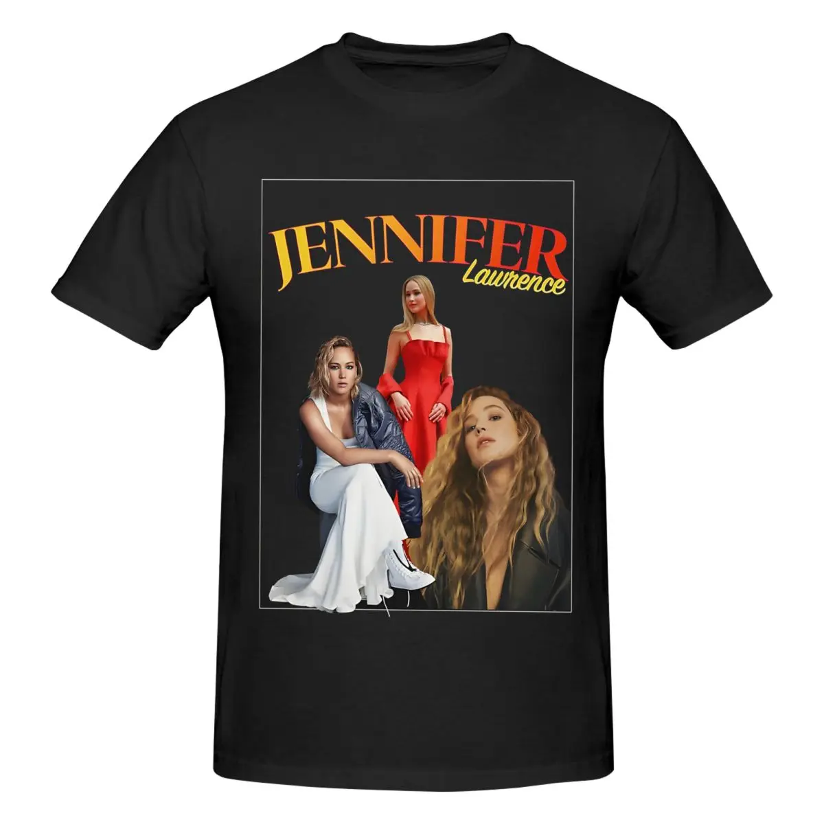 Мужская винтажная хлопковая футболка с коротким рукавом и круглым вырезом