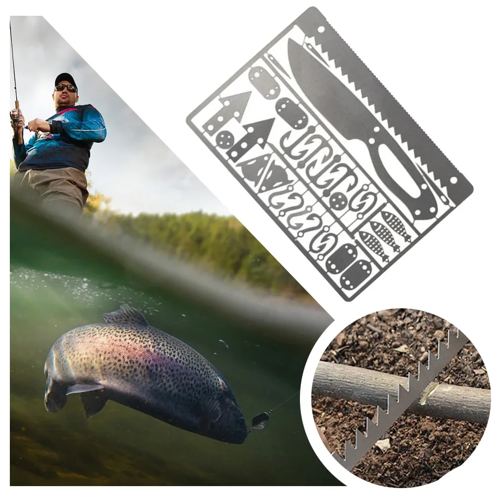 Портативный Многофункциональный Рыболовный Крючок Карта Из Нержавеющей Стали