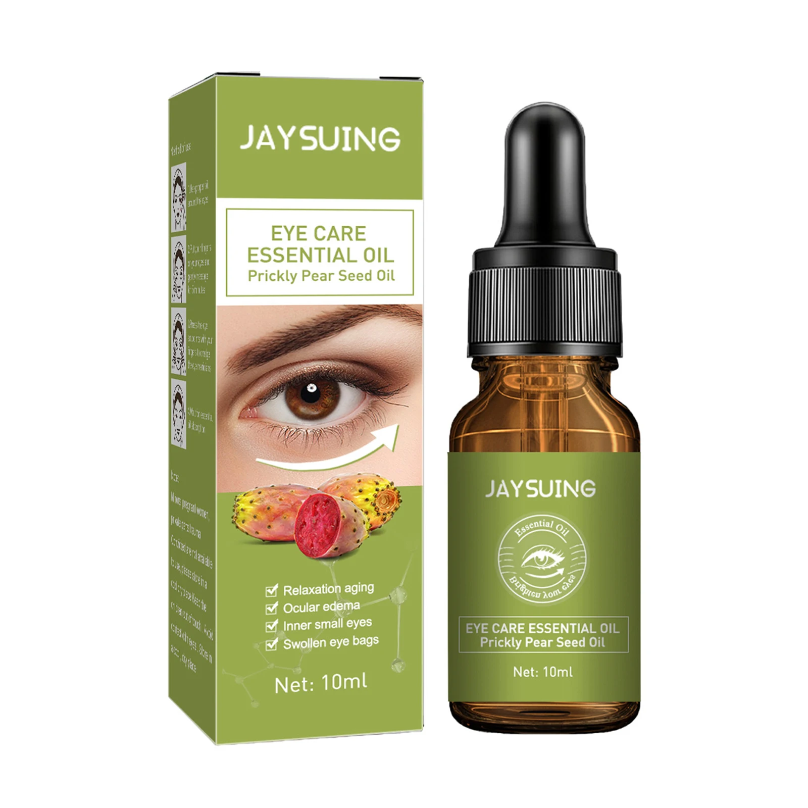 

Remove Eye Bags Cream Anti Puffiness Oil Remove Dark Circles Eye Cream Delays Anti-Aging Anti Wrinkles Firming Eye Care 10ml