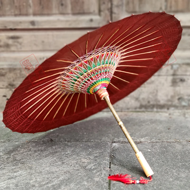 Big Windproof Manual Wedding Umbrella Chinese Wedding Womens Male Umbrellas Decorative Sunshades Sombrillas Girls Umbrella