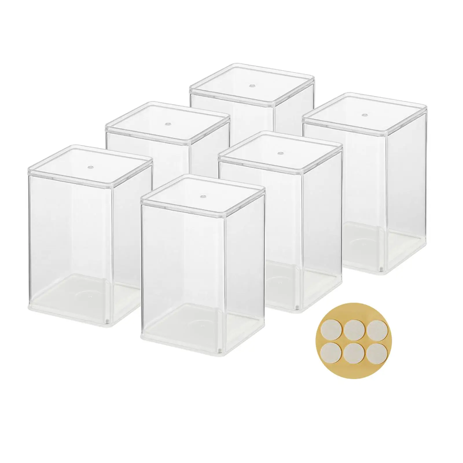 

Dust Proof Display Box Container Freestand Artcrafts Boxes Protection Assemble Countertop Box Storage Box for Model Dolls Toys