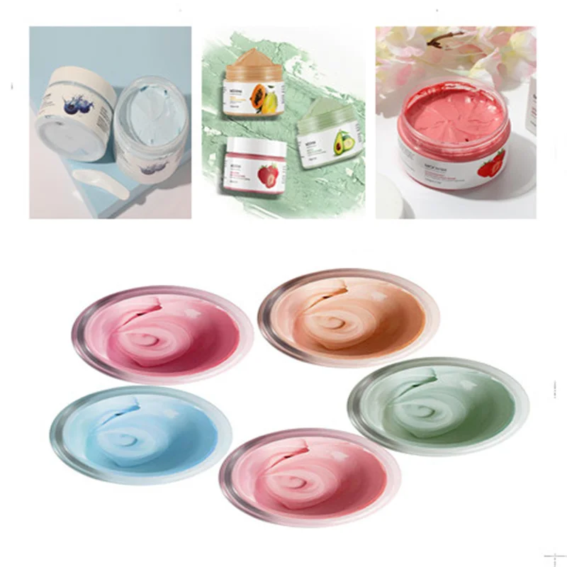 

High Quality Clay Mask Deep Cleansing Whitening Repair Skin Mud Korean Face Mask Oil Control Shrink Pores Skin Care Masks