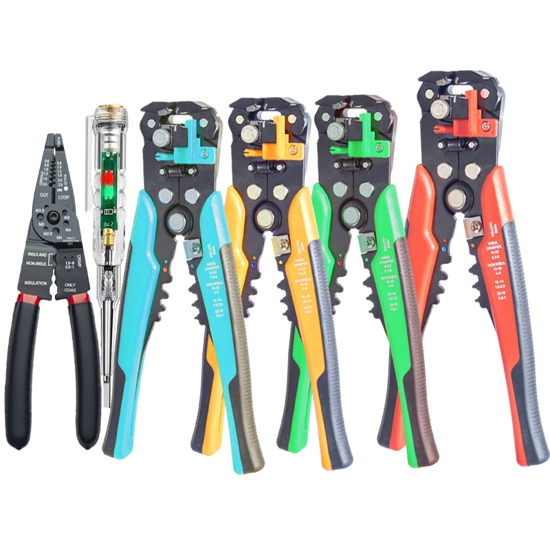 Multifunctional High-precision Wire Stripper Professional Electrician Maintenance Tools 0.2-6mm Wire Automatic Cutting Machine