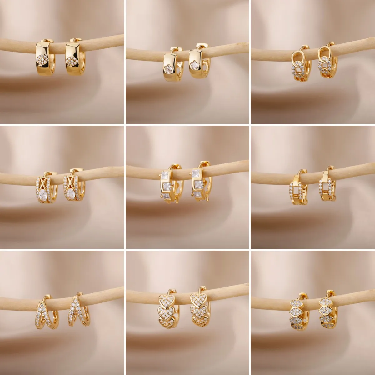 

Punk Earrings For Women Girl Vintage Love Heart Love Earring Accessorize Jewelry Gift Bijoux Femme 2022 Dropshipping