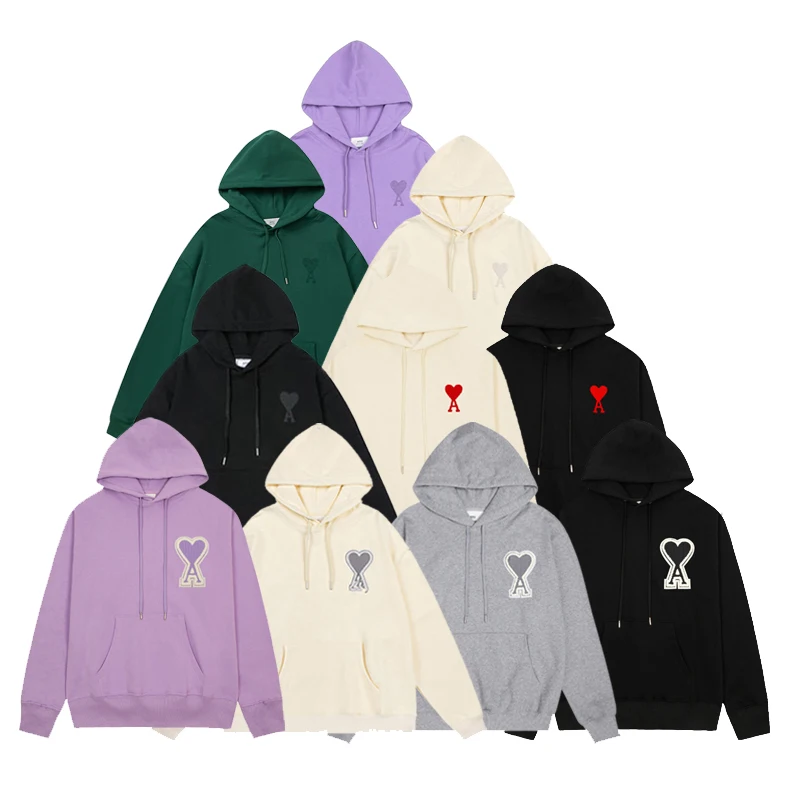 

2022 Autumn And Winter New Fashion Street Trend Casual Embroidery Loose Hoodie Sweater Men And Women Couple Wear