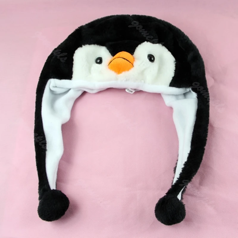 

GXMC New Cartoon Animal Penguin Mascot Plush Warm Warmer Hat 1Pc