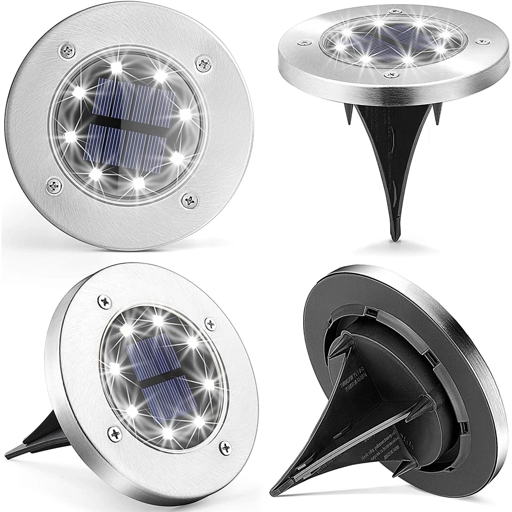 

Solar LED Lights Outdoor Underground Lamps Waterproof Solar Powered Lantern for Pathway Patio Garden Decoration Outdoor Lighting