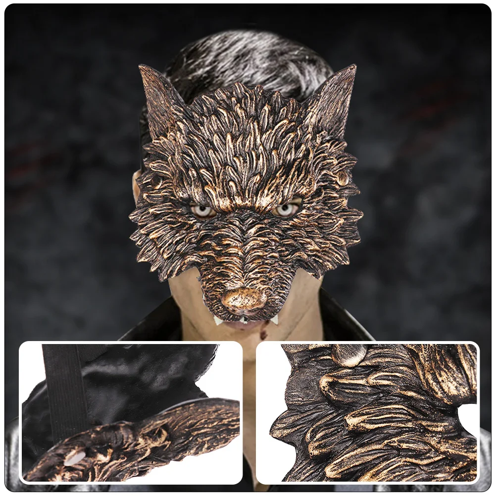 Маски для косплея маскарад мужчин костюм волка и лисы на Хэллоуин декоративное