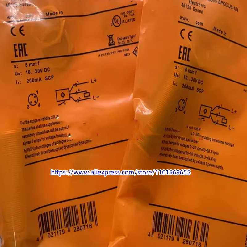 Новый Индуктивный датчик IG5595 IG5579 IG5938 IG5554 IG5930 IG5774 IG5929 IG5937 IG5773 IG5568, 2 шт.