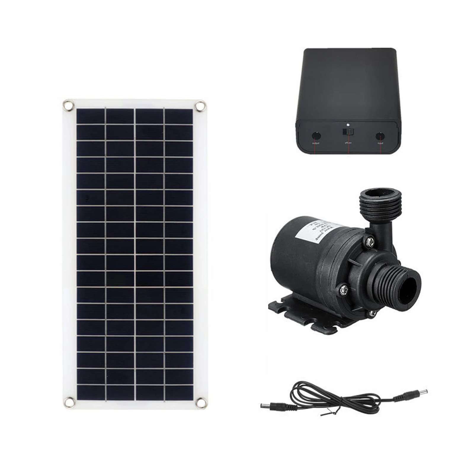 Солнечный водяной фонтанный насос 500 Вт 800 л/ч уличный пруд аквариум садовый