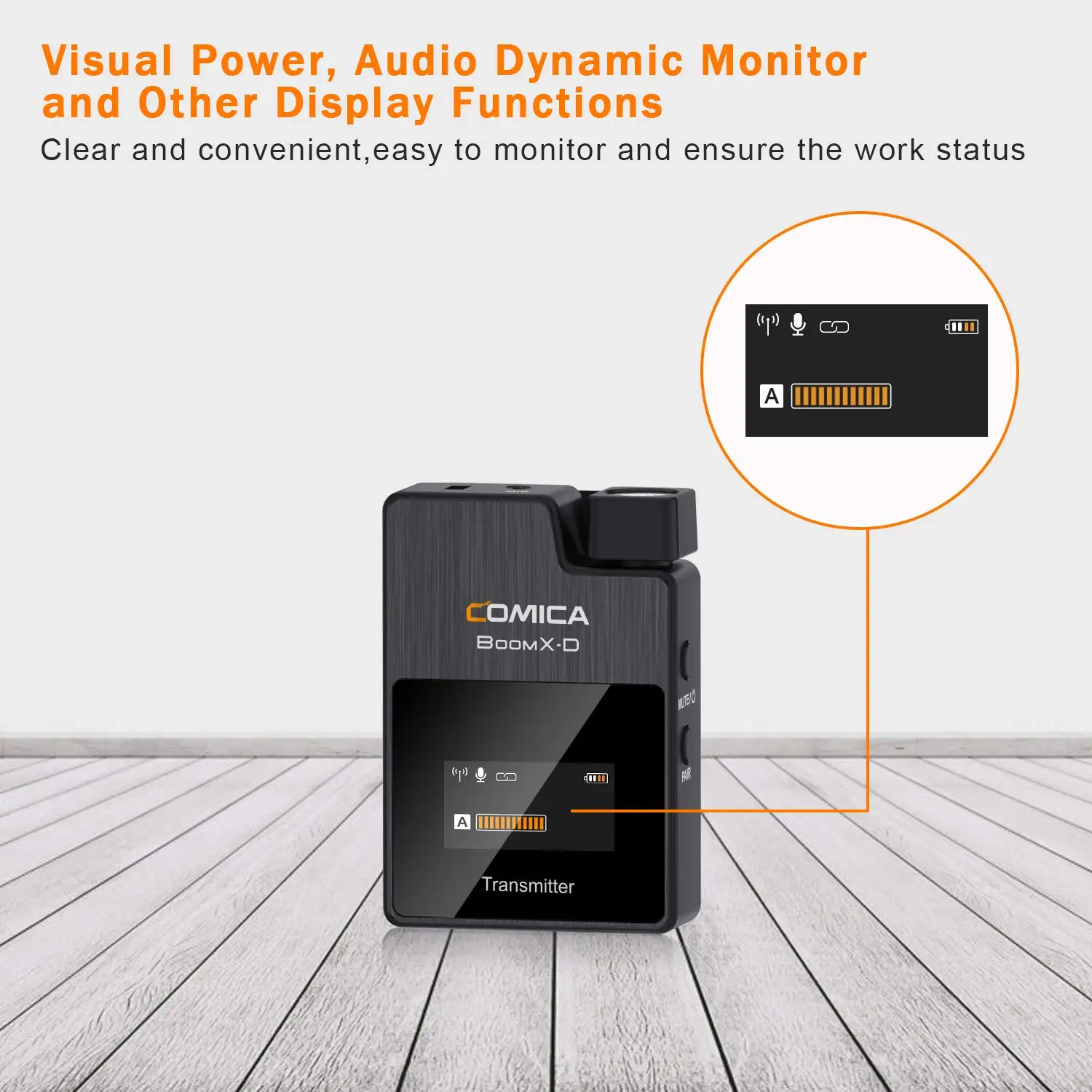 Comica BoomX-D TX 2 4G беспроводной передатчик Беспроводная микрофонная система |