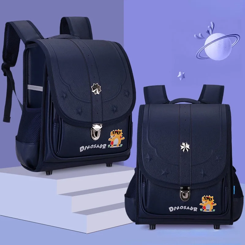 Children Japanese Style Primary School Students Grade 1-4 PU Mermaid Dinosaur Backpacks New Girl Boy Large Fashion Schoolbags