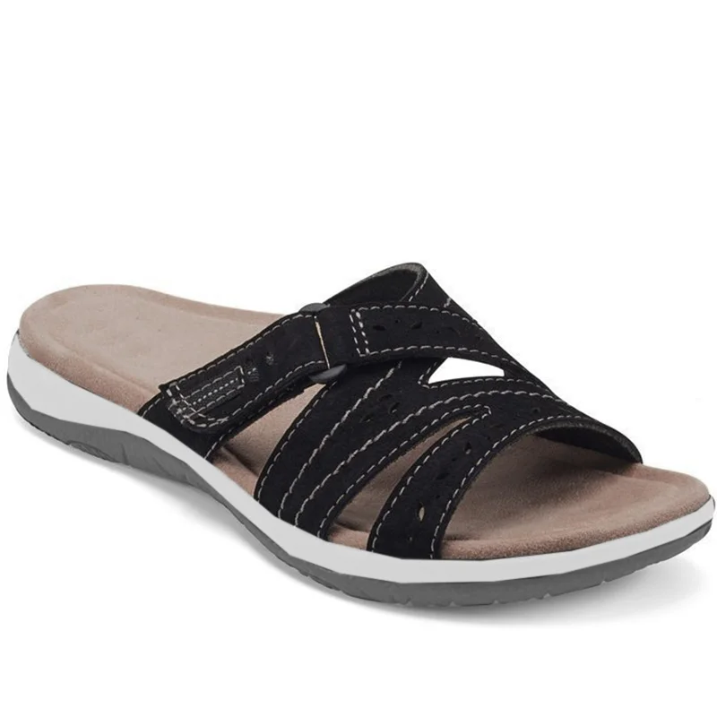 

Сандалии женские с открытым носком, модные Нескользящие босоножки, пляжные тапочки, однотонные, лето