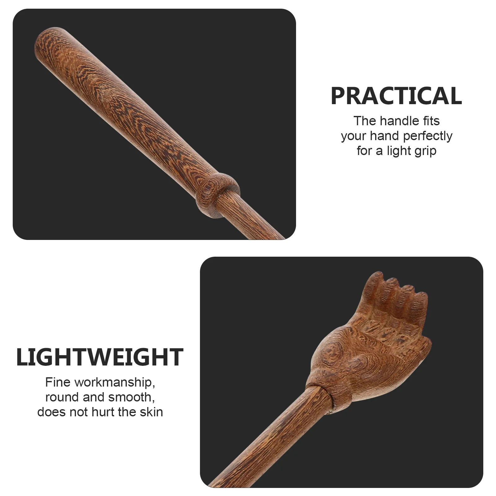 Выдвижной лук дорожные инструменты деревянный идеальный скребок для спины с